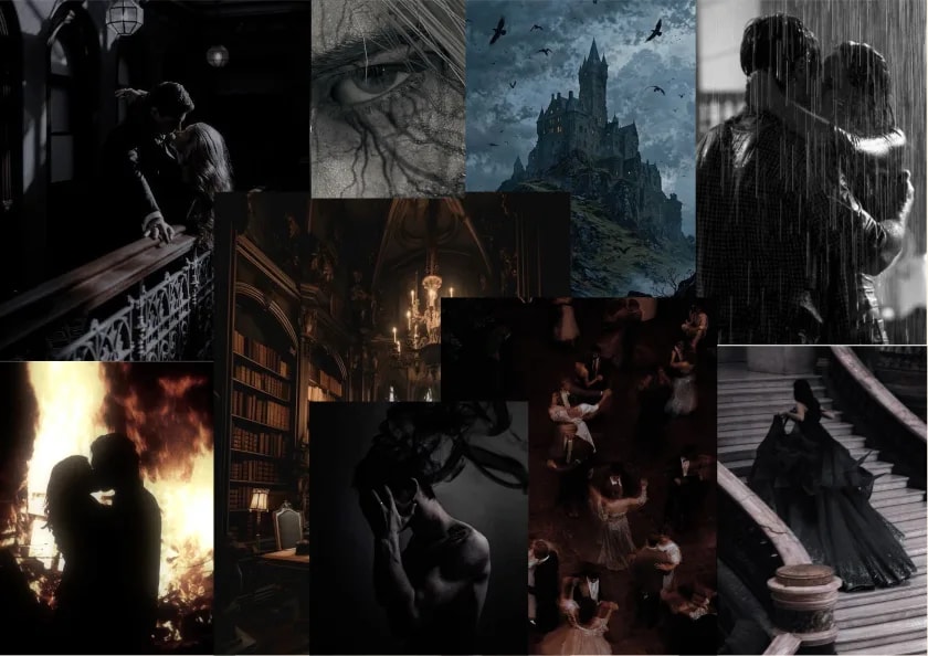 Moodboard for The Shadows of Solarys